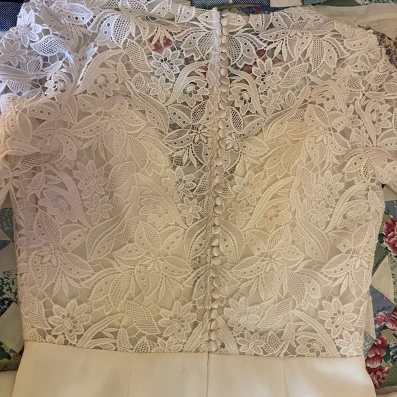 TK DELANEY WEDDING Long Sleeve Lace Dress in size 12 - Picture 15 of 16